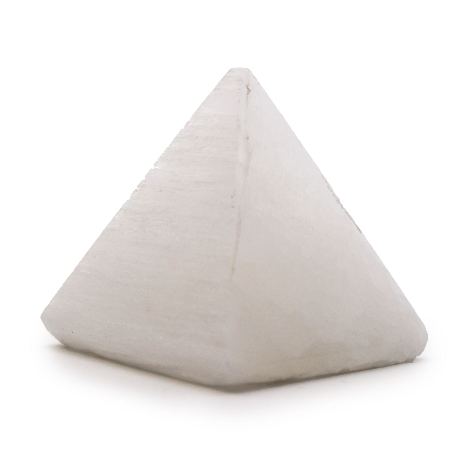Triangular cushion on a white background
