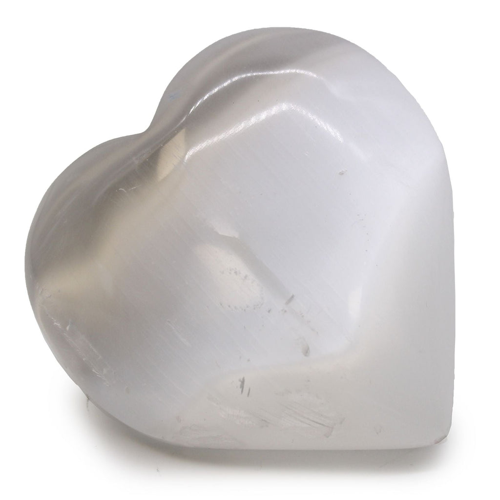 Heart-shaped object on a white background