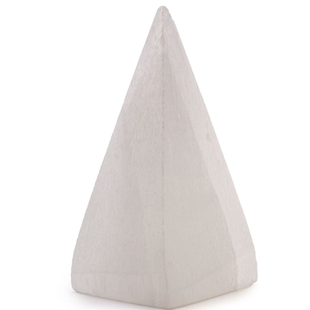 Triangular wedge-shaped pillow on a white background