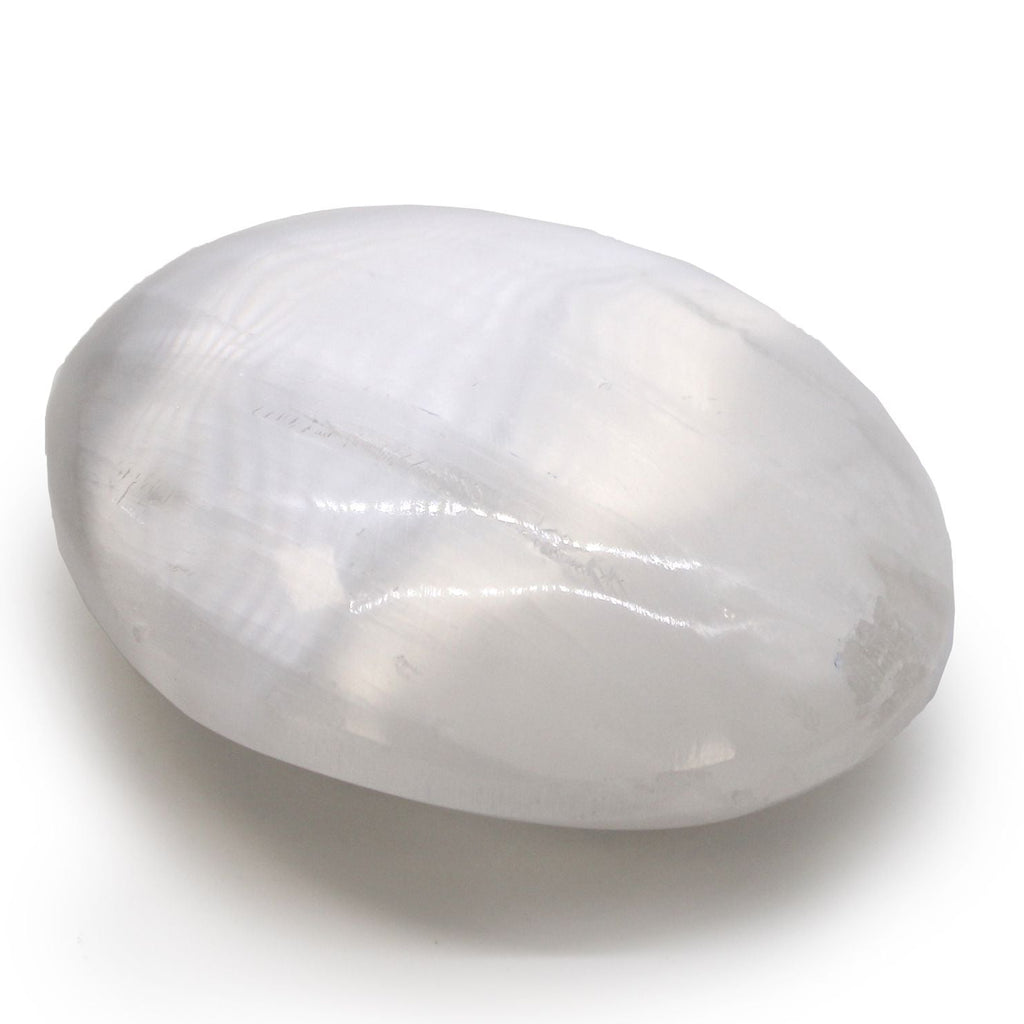 White stone on a white background