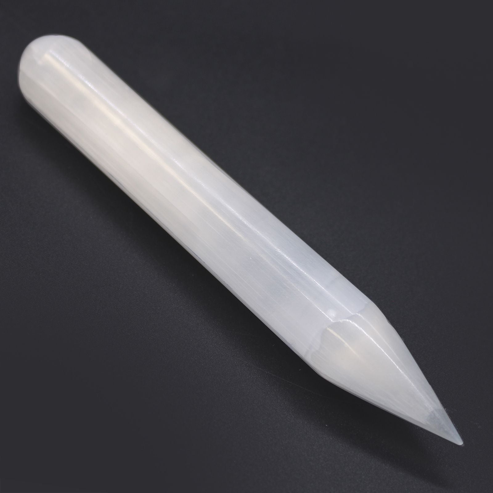 White pen on a black background