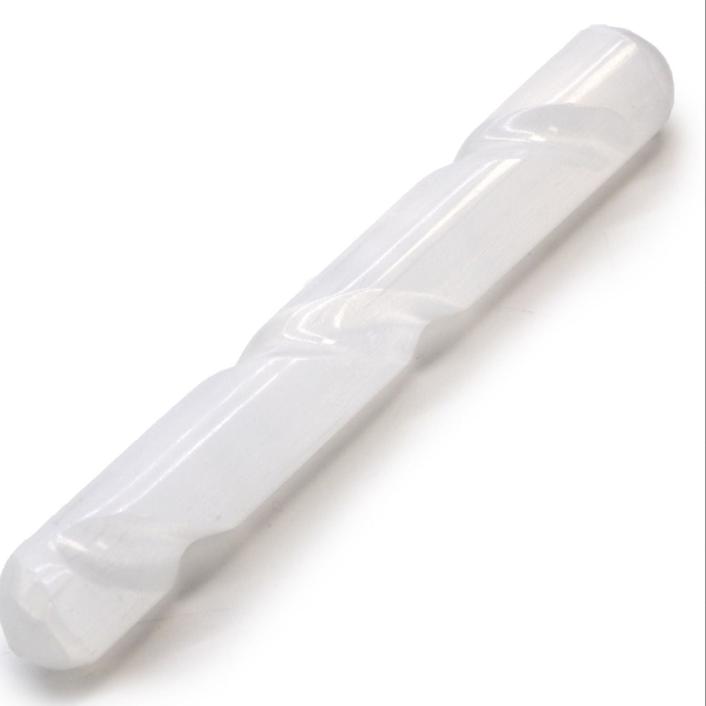 White plastic tool on a white background