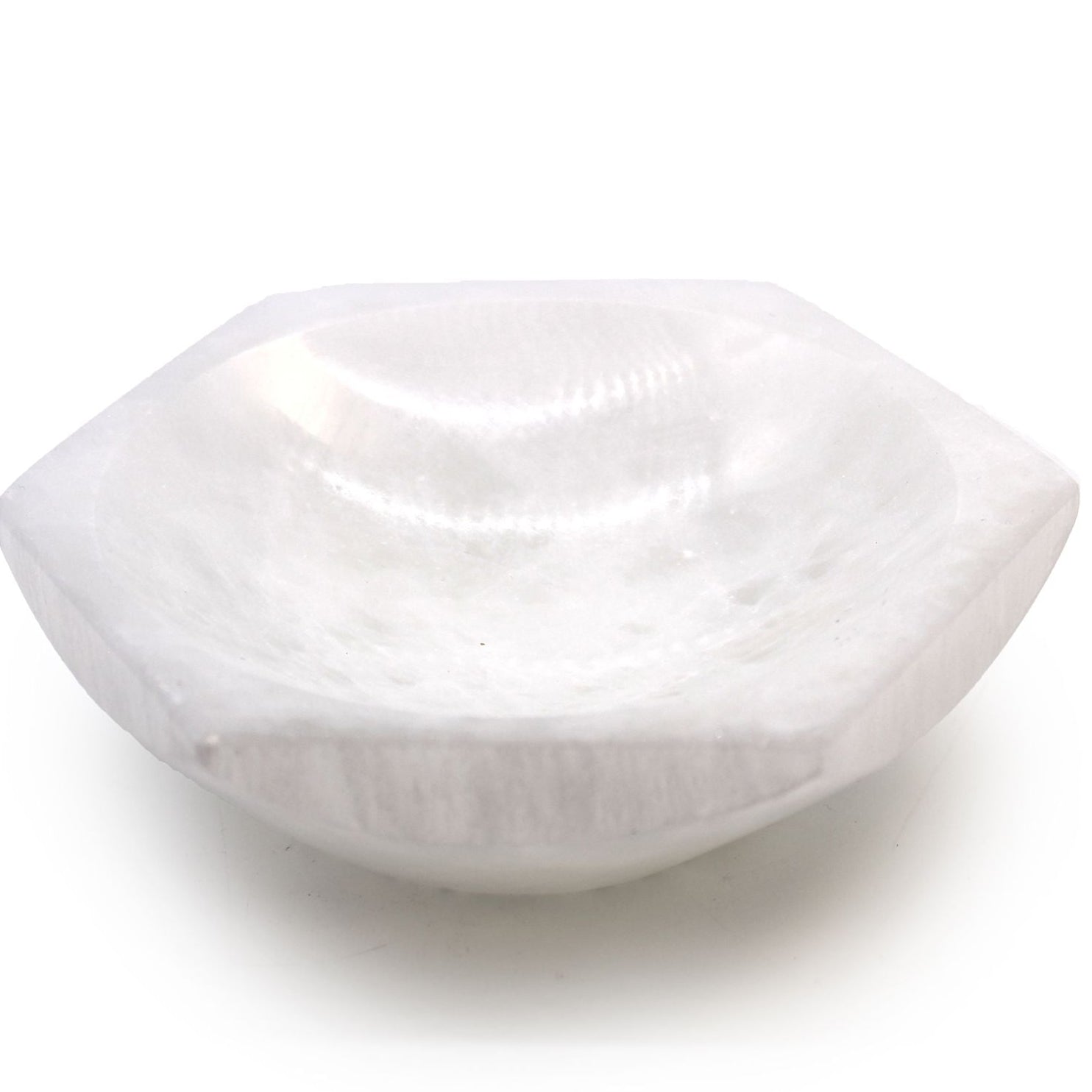 White ceramic bowl on a white background