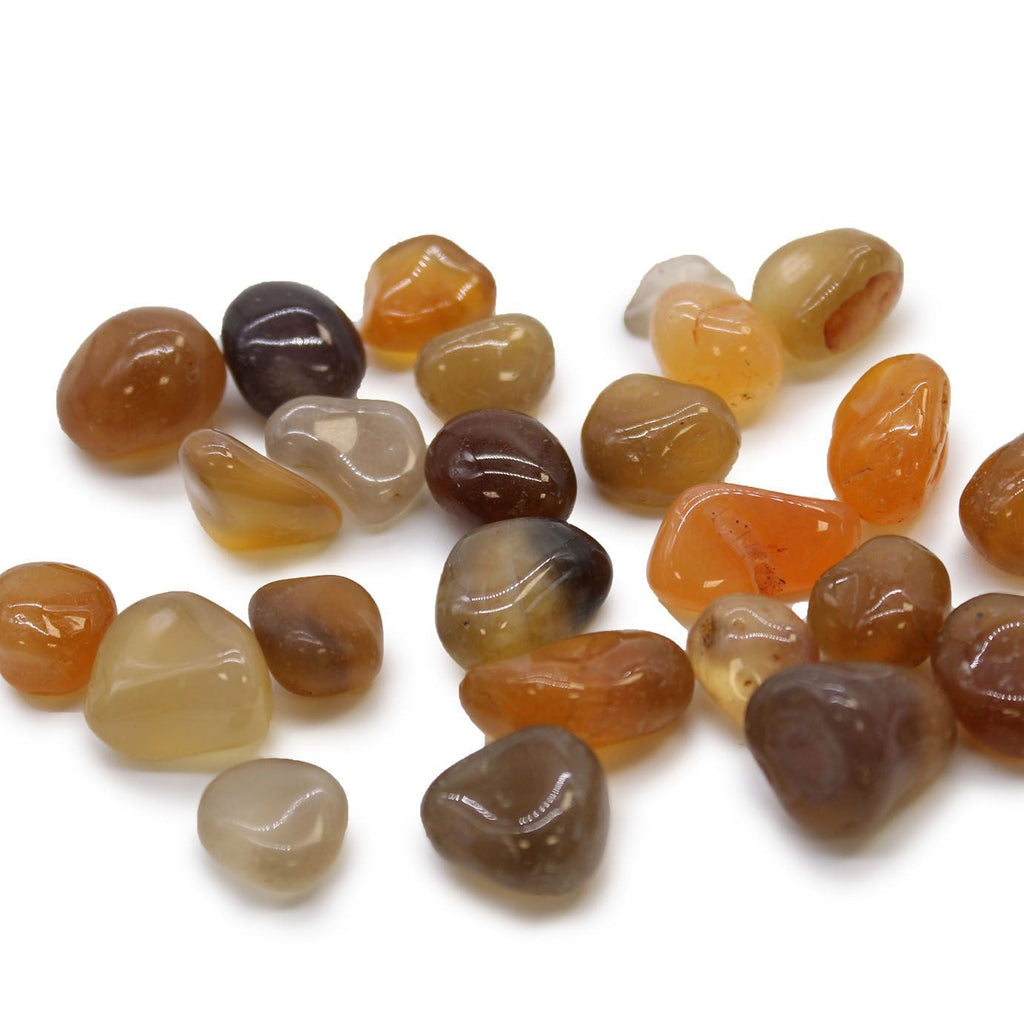 Small African Tumble Stones - Carnelian Agate - Mozambique