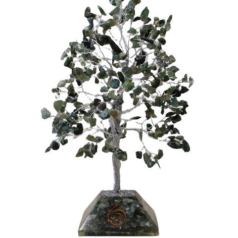 Crystal tree on a white background